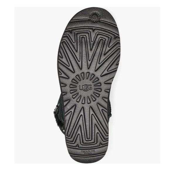 NWOB UGG Estera UGGplush Faux Fur Lined Boot - Black - Size 5M - Picture 6 of 6